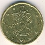 20 Euro Cent Finland 1999 KM# 102. Uploaded by Granotius